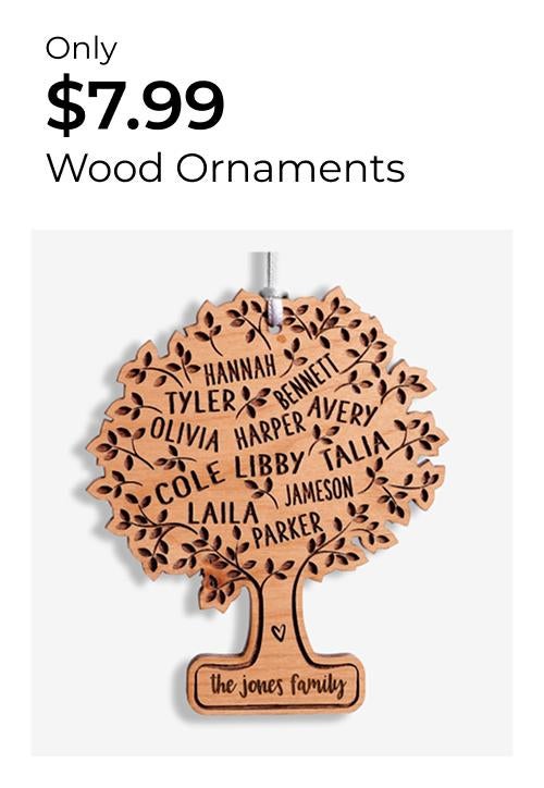 Wood Ornaments
