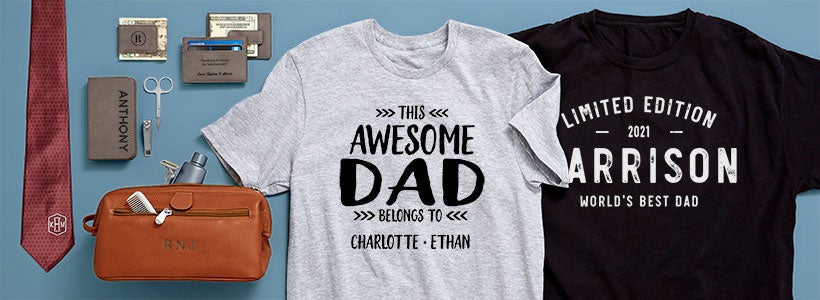 Personalised No.1 Dad Daddy Grandad Father’s Day Birthday Gift Present Ideas