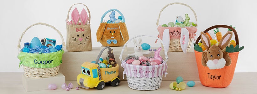 Personalized Easter Baskets + Easter Basket Fillers