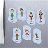 alt='Winter Family Character Collection Personalized Magnets'