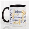 Signature Style Personalized Coffee Mug 11oz.- Black - 11539-B