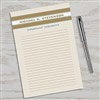 alt='Classy Stripes Personalized Notepad'