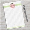 alt='Apple Scroll Personalized Teacher's Notepad '