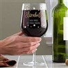 Big Vino Whole Bottle Personalized Wine Glass - 12955