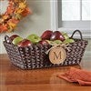 alt='Fall Basket with Personalized Wood Pumpkin '