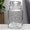 alt='Teacher's Treats Engraved Glass Jar'
