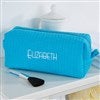 alt='Embroidered Aqua Robe & Makeup Bag'