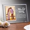 alt='The Happy Couple Personalized Wedding Frame'