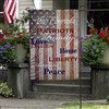 alt='Patriotic Family Personalized Garden Flag'