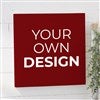 Product Thumbnail 12x12 Canvas Print - Burgundy