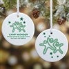 Pmall thumb Personalized Logo Christmas Ornaments - 2 Sided - 15334