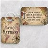 alt='World Map Personalized Luggage Tag Set'
