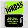 alt='Neon Personalized Luggage Tag Set'