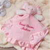 Personalized Elephant Baby Blankie - Pink