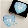 alt='We Love You To Pieces Personalized Mini Heart Puzzle'