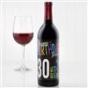 alt='Bold Birthday Personalized Wine Bottle Label'