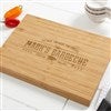 The Man, The Meat, The Legend Personalized Bamboo Cutting Board- 10x14 - 15664