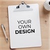 Product Thumbnail Personalized Clipboard- White