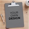 Product Thumbnail Personalized Clipboard- Grey