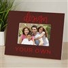 Horizontal Picture Frame- Brown