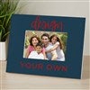Horizontal Picture Frame- Navy Blue