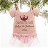 alt='Baby Girl Bodysuit<sup>©</sup> Personalized Ornament'