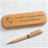 alt='World's Greatest Personalized Alderwood Pen Set'