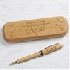 alt='Inspiring Message Personalized Alderwood Pen Set'