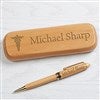 alt='8 Medical Specialties Engraved Alderwood Pen Set '