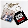 alt='Best. Dad. Ever. Personalized Photo Keychain'