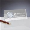 Pmall thumb Business Logo Personalized Crystal Desk Clock - 17448