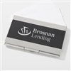 Pmall thumb Business Logo Personalized Business Card Case - Silver - 17543