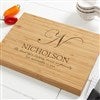 Heart Of Our Home Personalized Bamboo Cutting Board- 10x14 - 17593
