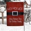 alt='Ho! Ho! Ho! Santa Belt Personalized Garden Flag '
