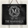alt='Circle & Vine Personalized Slate Plaque'