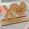 I Love You Natural Wood Keepsake