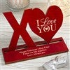 Product Thumbnail I Love You Red Wood Keepsake