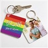 alt='Love Is Love Personalized Photo Keychain'