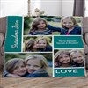 56x60 Woven Throw Photo Blanket