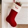 Product Thumbnail 19 Inch Burgundy Stocking