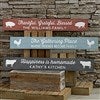 alt='Farmhouse Kitchen Personalized Wooden Sign'