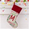 Product Thumbnail Burgundy Stocking
