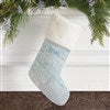 Ivory Faux Fur Stocking