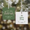 Product Thumbnail 2 Sided Metal Square Ornament