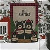 alt='Holiday Bear Family Personalized Garden Flag'