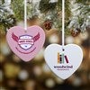 Pmall thumb Personalized Logo Double Sided Heart Ornament - 19978