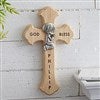 alt='Prayerful Boy Personalized Wood Cross '