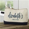 Navy Makeup Bag