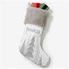 Product Thumbnail Grey Faux Fur Stocking