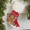 Ivory Faux Fur Stocking